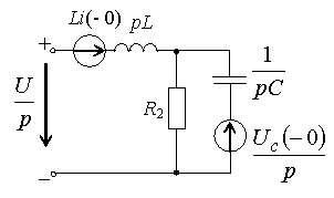 В какой схеме после размыкания ключа. Операторная схема замещения индуктивности. Операторная схема замещения цепи. Операторная схема замещения индуктивного элемента цепи.. Операторная схема замещения конденсатора.